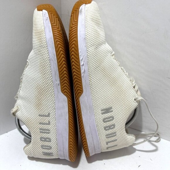 Nobull trainers Mens Sneakers color 'white size 10.5 low top lace up - Picture 8 of 8